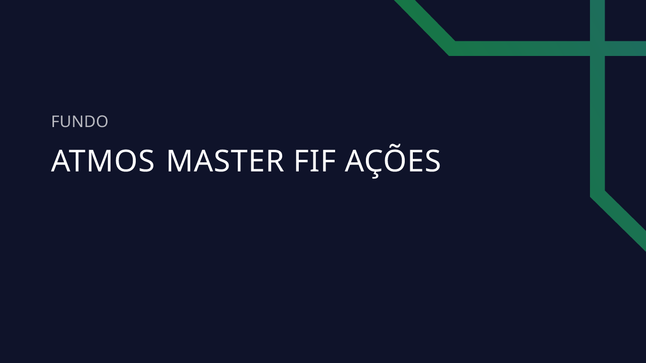 Fundo Atmos Master FIF Ações - 11.188.572/0001-62