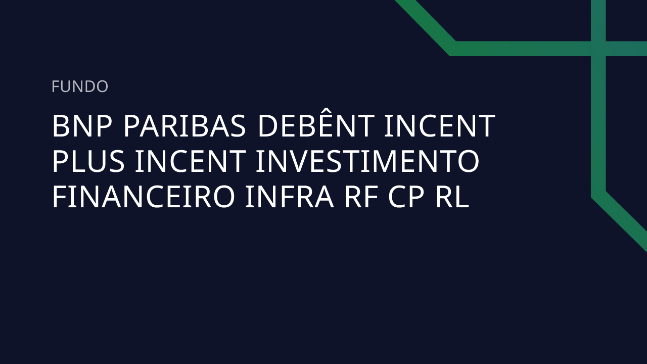 Fundo BNP Paribas Debênt Incent PLUS Incent Investimento Financeiro ...