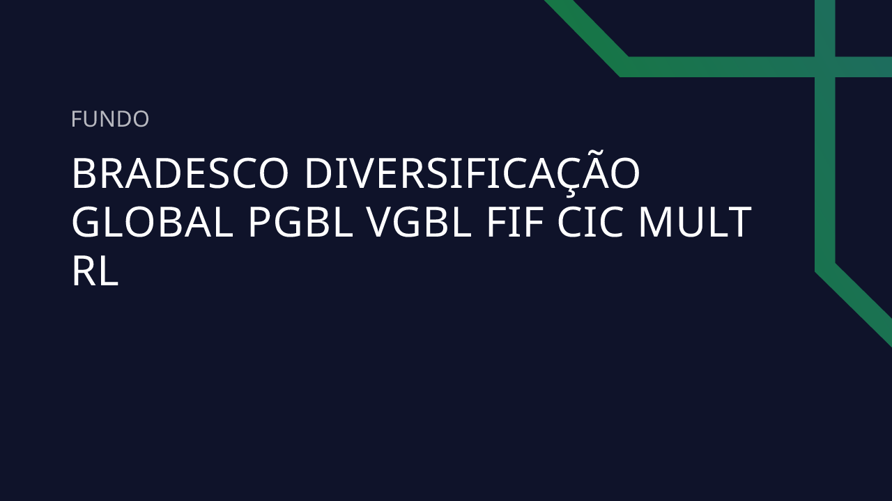 Fundo Bradesco Diversificação Global PGBL VGBL FIF CIC Mult RL