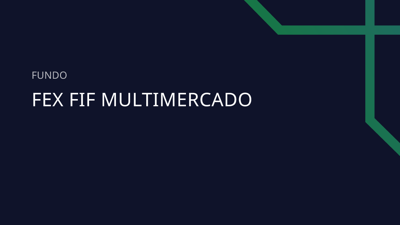 Fundo Fex FIF Multimercado - 14.843.603/0001-60