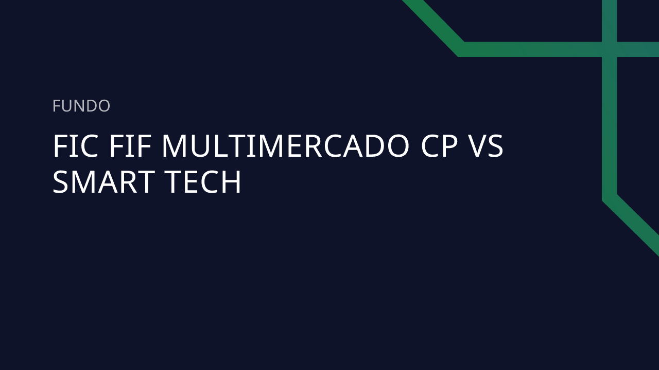 Fundo FIC FIF Multimercado CP VS SMART TECH - 22.773.603/0001-69