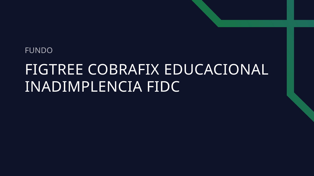 Fundo Figtree Cobrafix Educacional Inadimplencia FIDC