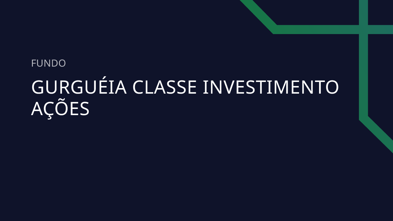 Fundo Gurguéia Classe Investimento Ações - 36.021.733/0001-50