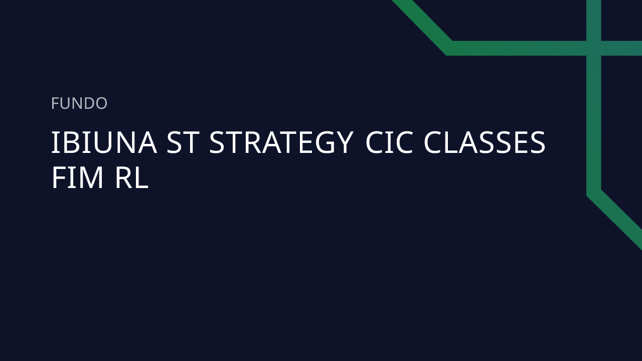 Fundo Ibiuna ST Strategy CIC Classes FIM RL - 53.452.346/0001-97
