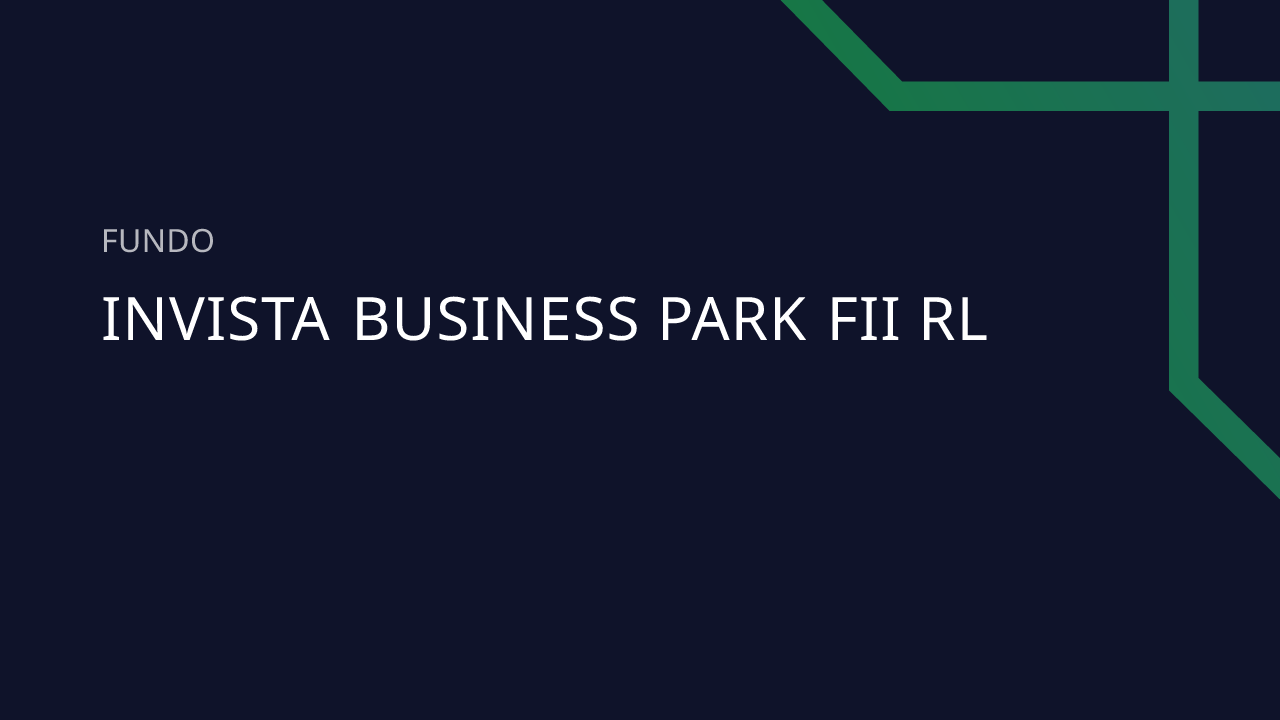 Fundo Invista Business Park FII RL - 66.974.704/0001-73
