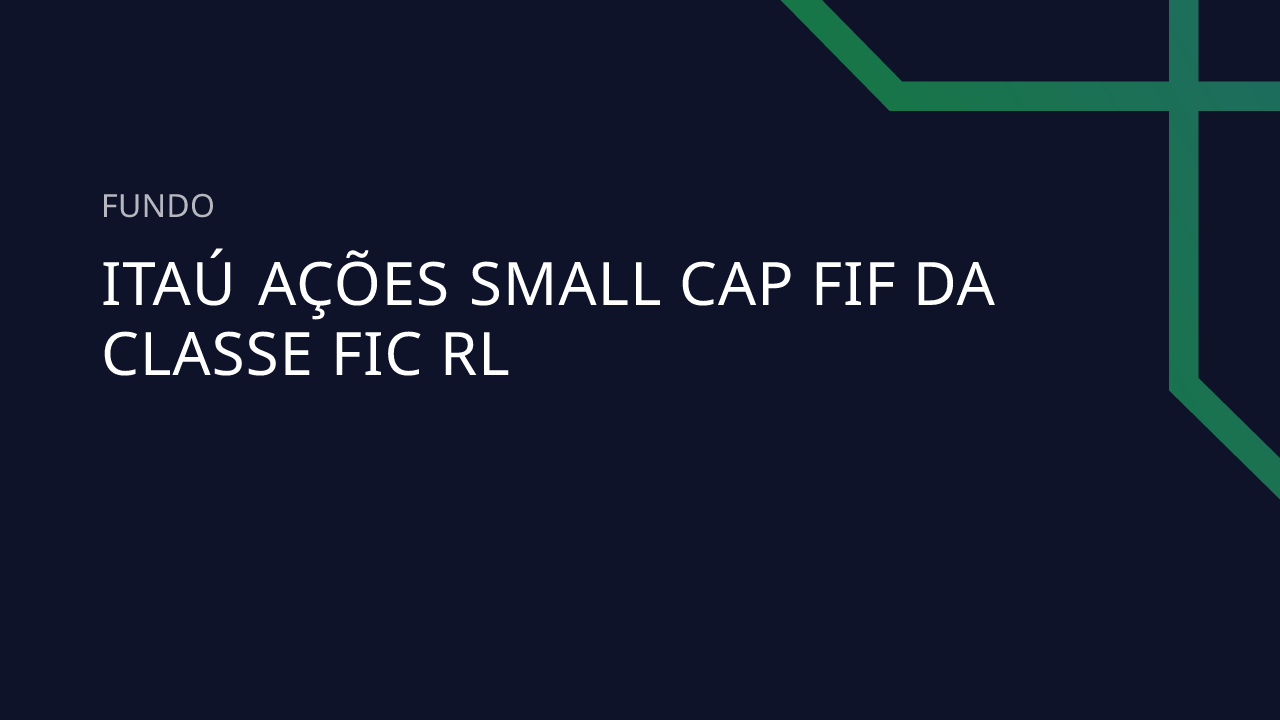 Fundo Itaú Ações SMALL CAP FIF DA Classe FIC RL
