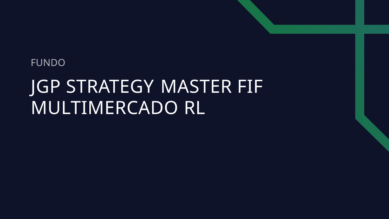 Fundo JGP Strategy Master FIF Multimercado RL