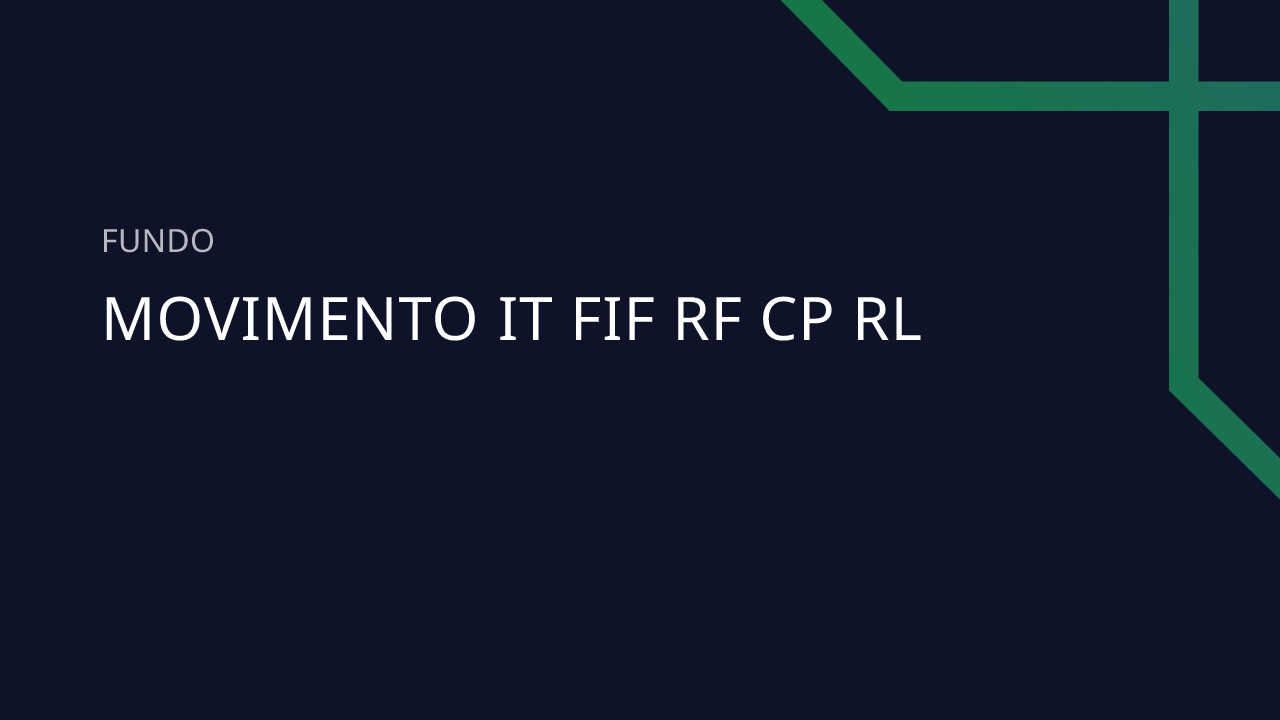 Fundo Movimento IT FIF RF CP RL - 57.308.366/0001-40
