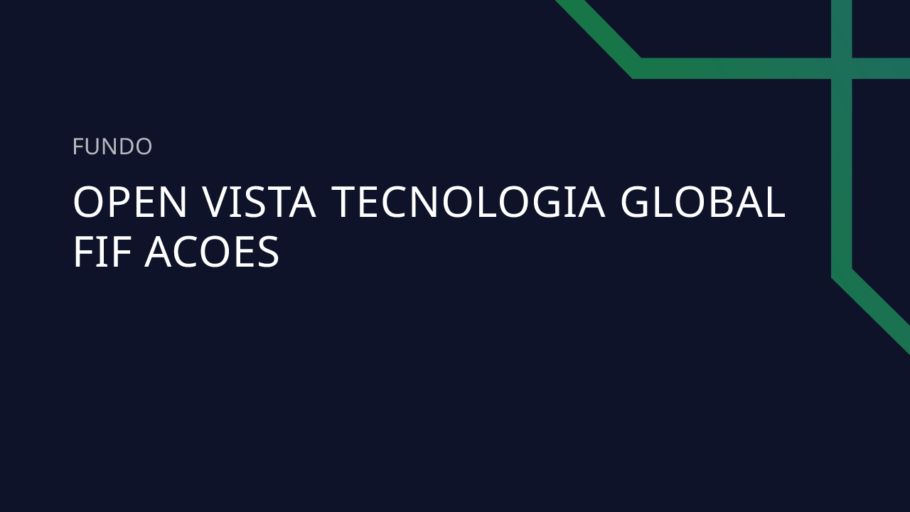 Fundo Open Vista Tecnologia Global FIF Acoes - 27.181.765/0001-21