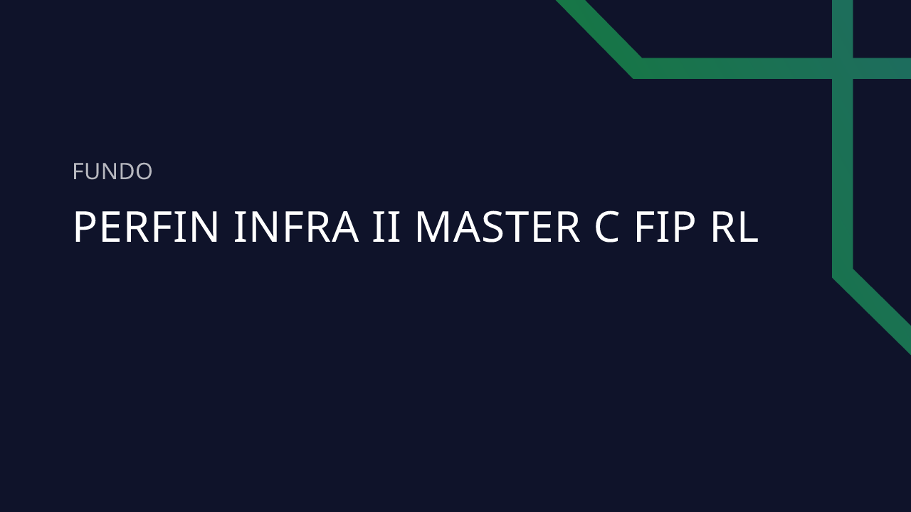 Fundo Perfin Infra II Master C FIP RL - 52.703.489/0001-61
