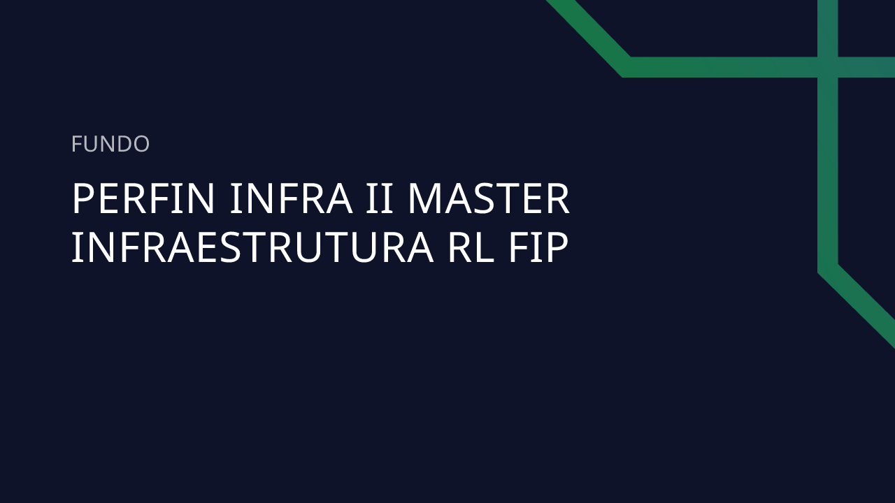 Fundo Perfin Infra II Master Infraestrutura RL FIP