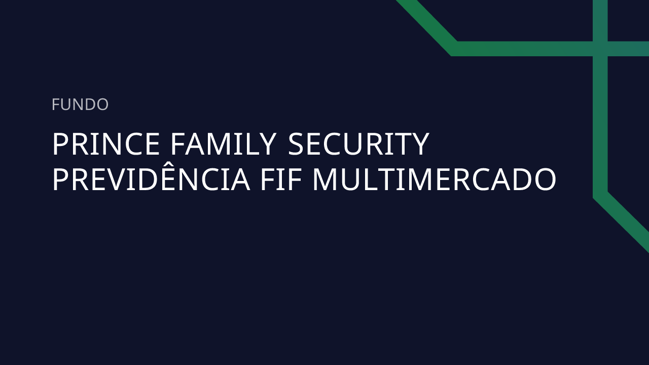 Fundo Prince Family Security Previdência FIF Multimercado