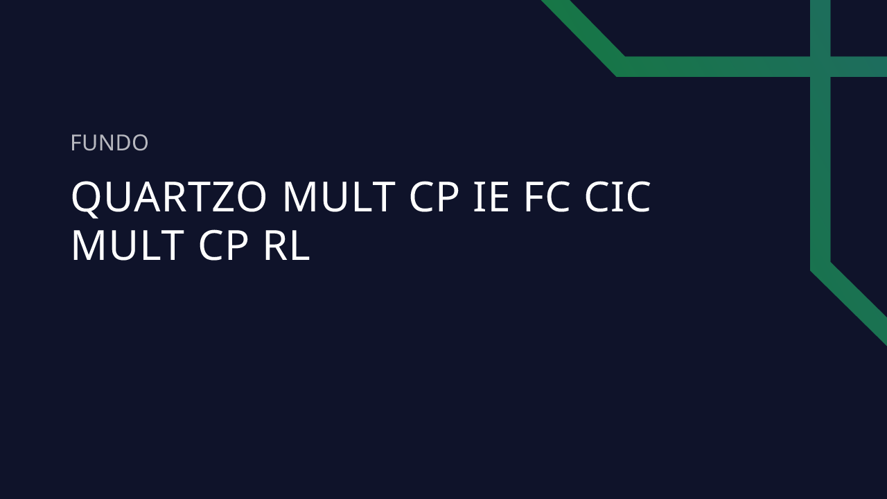 Fundo Quartzo Mult CP IE FC CIC Mult CP RL - 05.926.147/0001-20