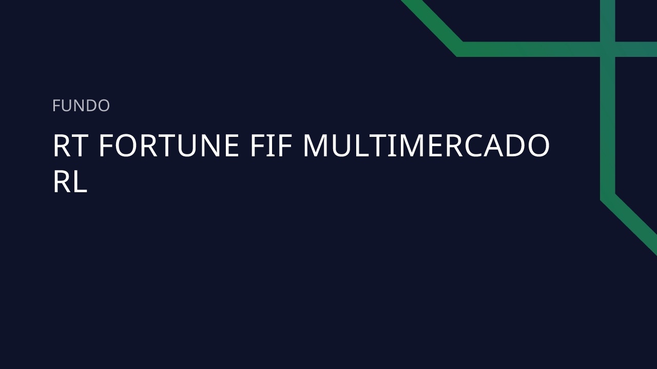 Fundo RT Fortune FIF Multimercado RL - 35.646.471/0001-56