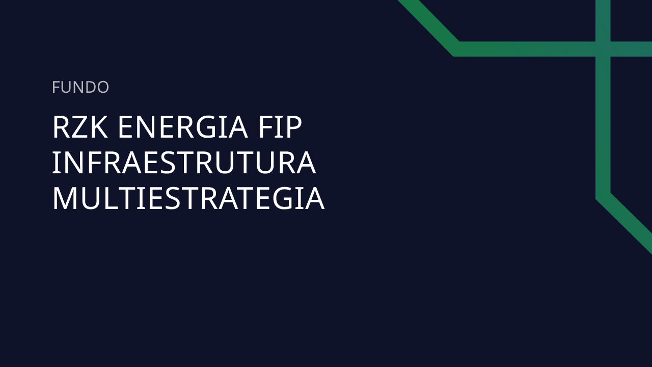 Fundo RZK Energia FIP Infraestrutura Multiestrategia