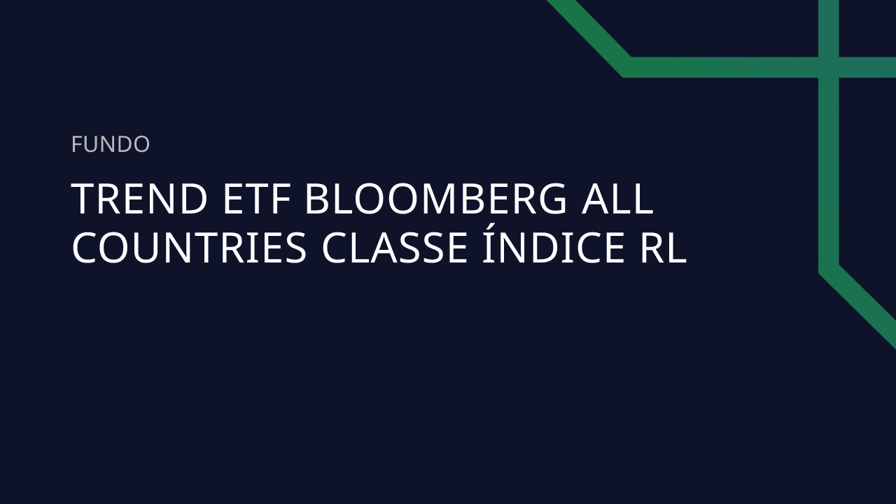 Fundo TREND ETF Bloomberg ALL Countries Classe Índice RL