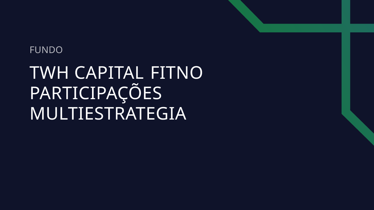 Fundo TWH Capital Fitno Participações Multiestrategia