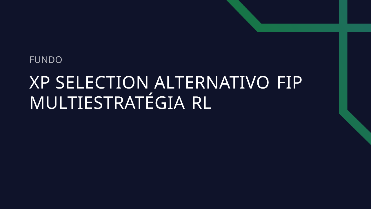 Fundo XP Selection Alternativo FIP Multiestratégia RL